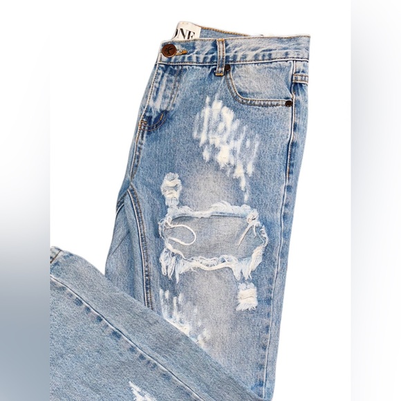 NWOT - One Teaspoon Trashed Awesome Baggies Jeans - Picture 5 of 15